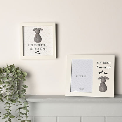 Best of Breed Pebble Style Photo Frame - "My Best Furiend"
