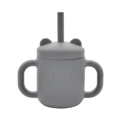 Bambino Silicone Sippy Cup Blue/Grey