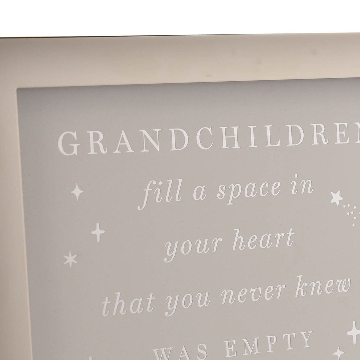 Bambino Metal Plated Grandchildren Photo Frame 6" x 4"