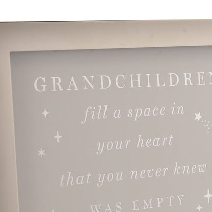 Bambino Metal Plated Grandchildren Photo Frame 6" x 4"