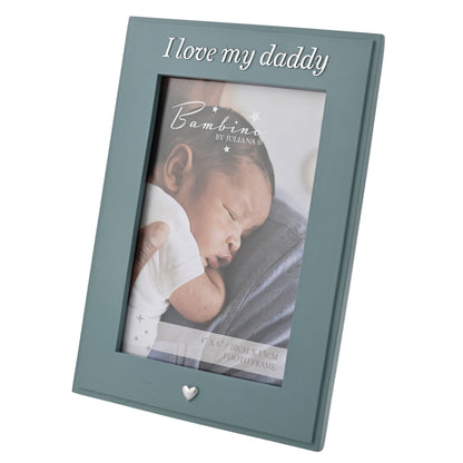 Bambino 'I Love My Daddy' Photo Frame 4" x 6"