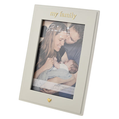 Bambino 'My Family' Photo Frame 4" x 6"