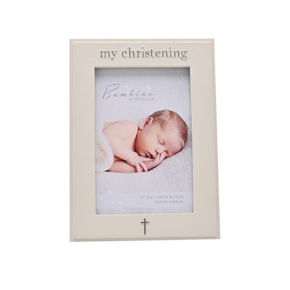 Bambino Resin Photo Frame - My Christening  4" x 6"