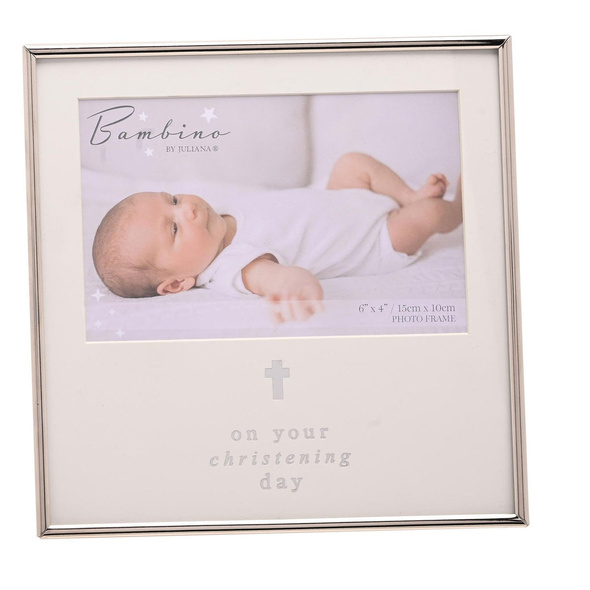 Bambino Silver Frame 6" x 4"  - Christening