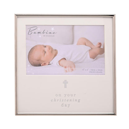Bambino Silver Frame 6" x 4"  - Christening