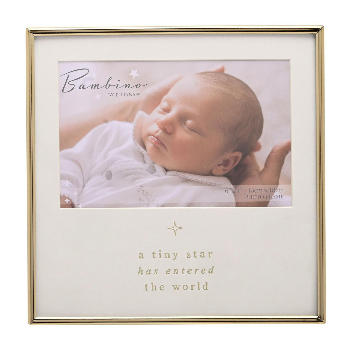 Bambino Gold Frame 6" x 4"  - A Tiny Miracle