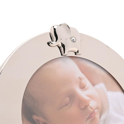 Bambino Round Frame 4" x 4"  - Elephant