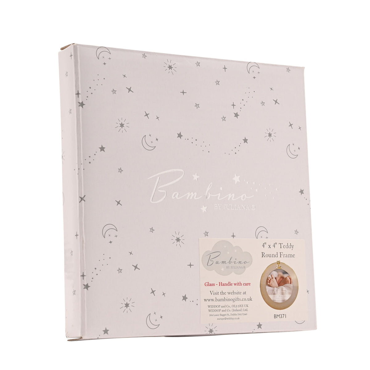 Bambino Round Frame 4" x 4"  - Teddy