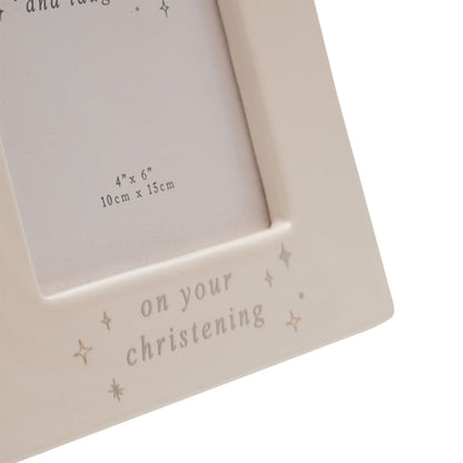 Bambino Arch Ceramic Frame 4" x 6" - Christening