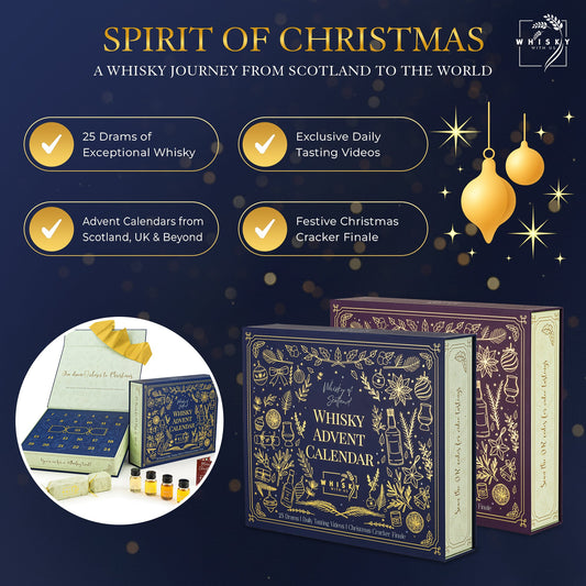 25 Day Scotch Whisky Advent Calendar. Includes Christmas Cracker for Day 25 & Tasting Videos