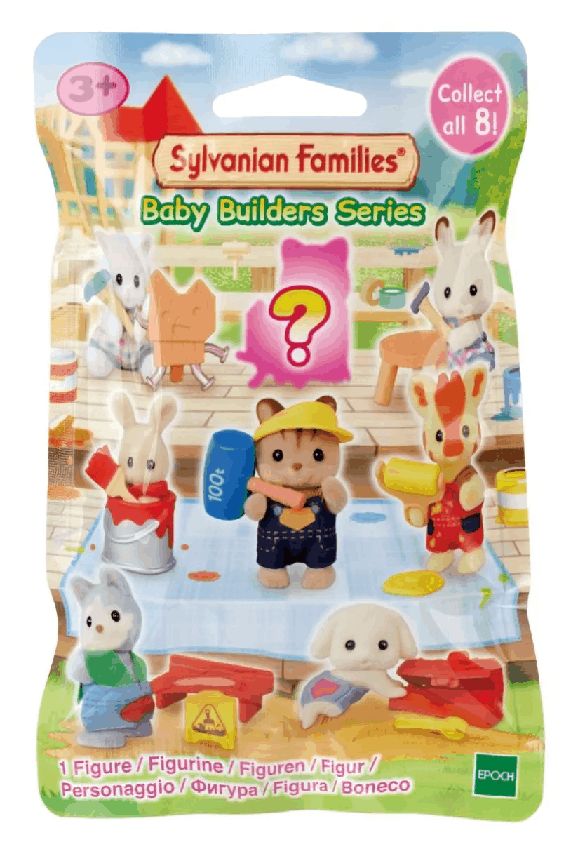 Sylvanian Families Baby Builders Series Blind Bag for Ages 3+ (Single)