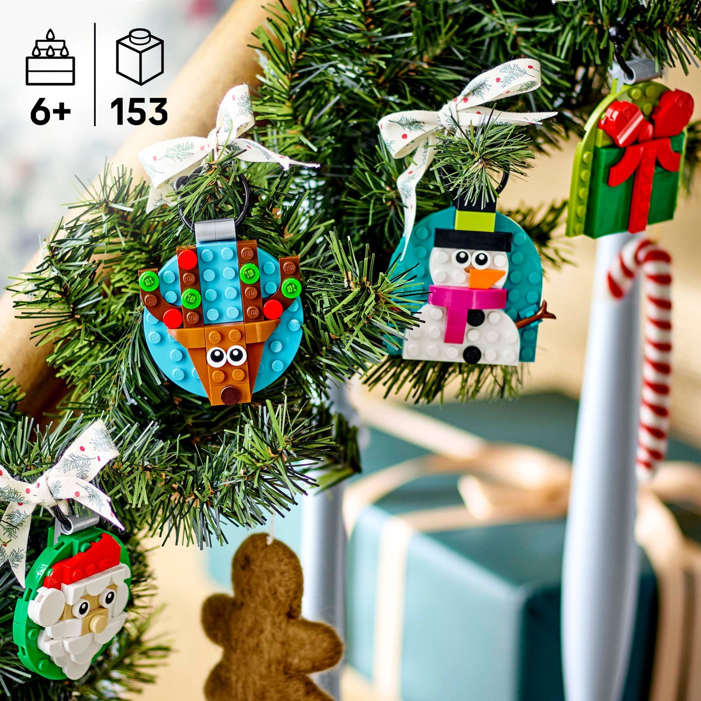 Lego Christmas 40744 Christmas Ornament Selection for Ages 6 and Up