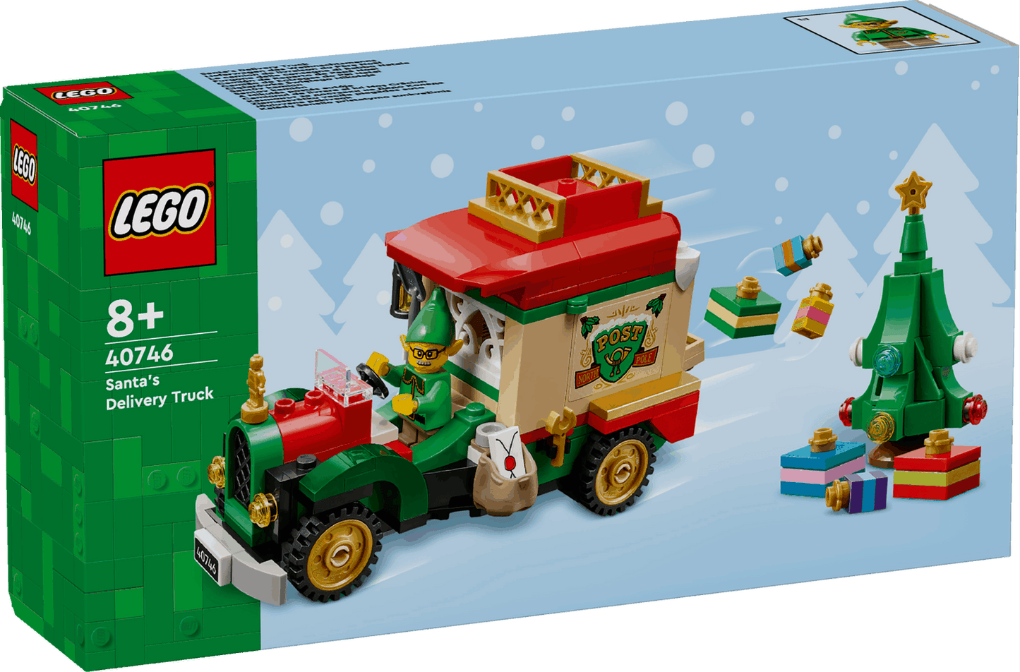 Lego Christmas 40746 Santa's Delivery Truck Playset for Ages 8 and Up