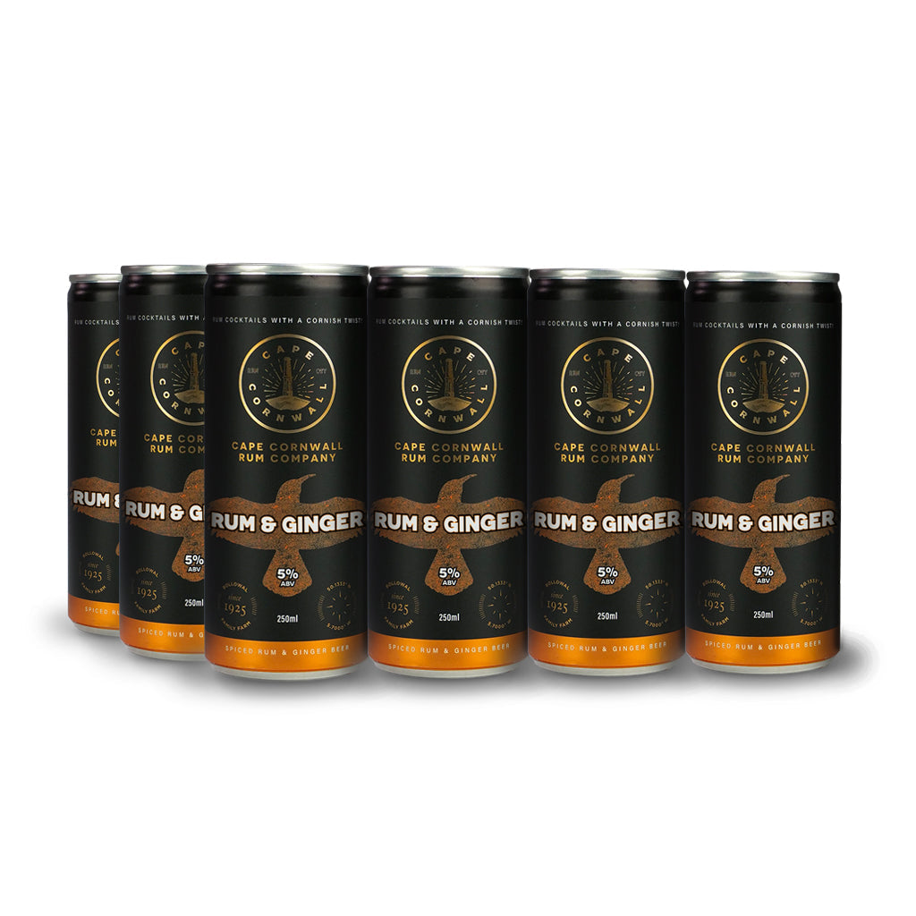 Cape Cornwall Rum Rum & Ginger 12 Pack