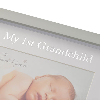 Bambino My First Grandchild Frame 6" x 4" in Lidded Gift Box