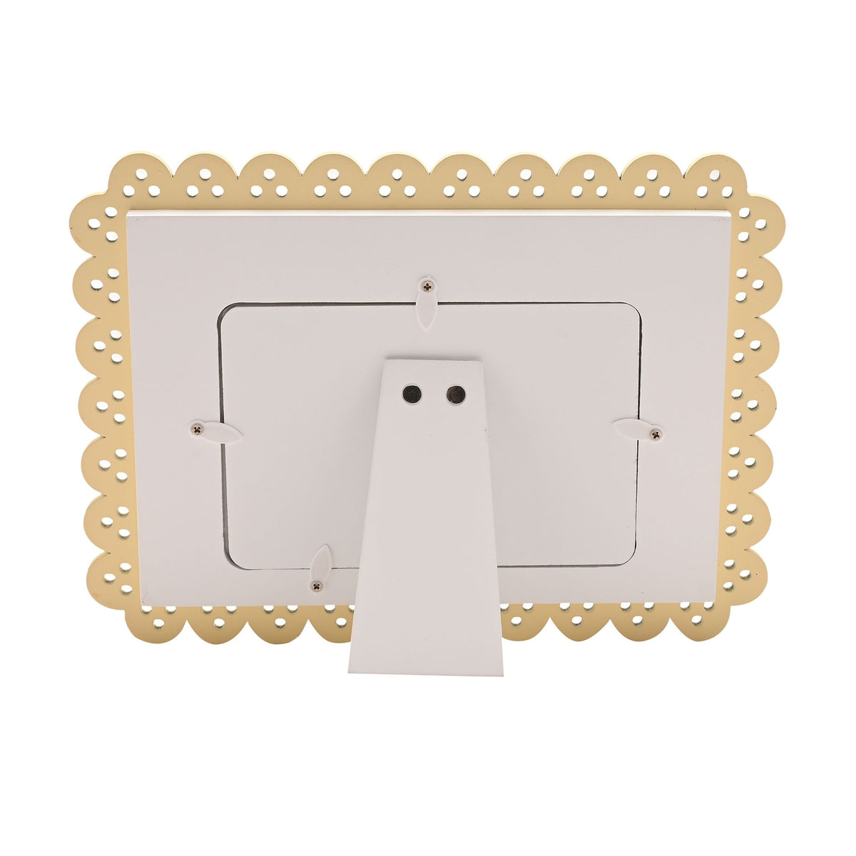 Petit Cheri Scallop Frame 6" x 4" Yellow - First Granchild