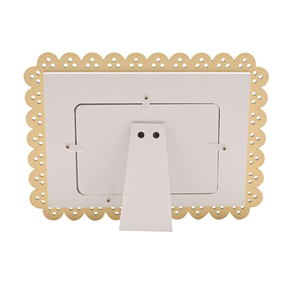 Petit Cheri Scallop Frame 6" x 4" Yellow - First Granchild