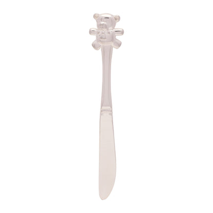 Silverplated Knife, Fork & Spoon Set with Teddy Tops *(96/24)