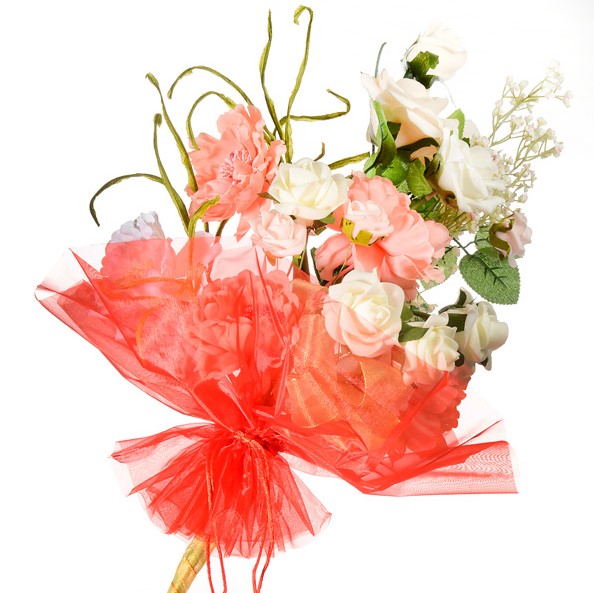 Organza Floral Wrap