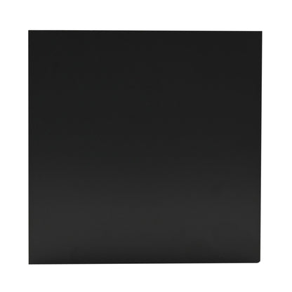 Black square backing piece for tealight holder