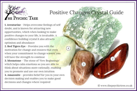 Positive Changes Healing Crystal Pack