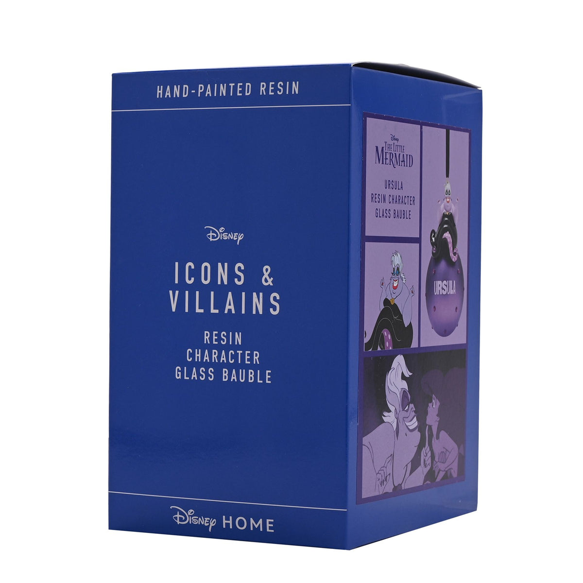 Disney Home Icons & Villains resin glass bauble box with Ursula character art