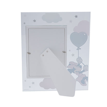 Disney 5" x 7"  Minnie Mouse Real Silver 999 Plated Glass Frame