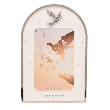 Faith & Hope Arch Frame 4'' x 6'' - Confirmation