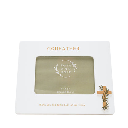 Faith & Hope Photo Frame 6'' x 4'' - Godfather