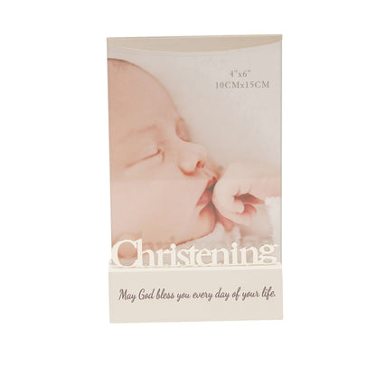 Faith & Hope Word Block Frame - Christening