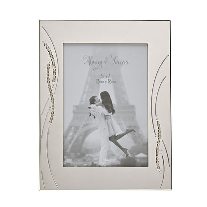 Double Photo Frame with Giraffe & 2 Teddies