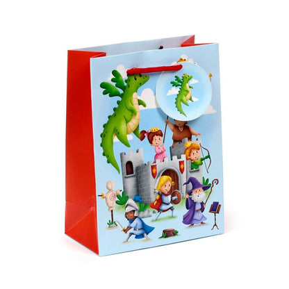 Gift Bag ~ Knights & Dragons - Medium