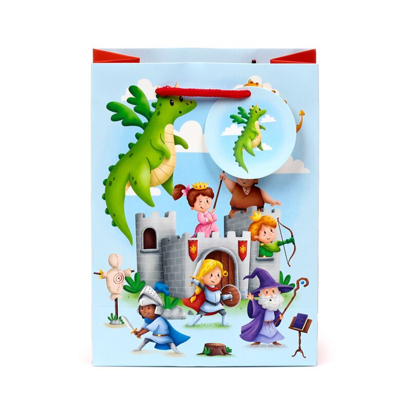Gift Bag ~ Knights & Dragons - Medium