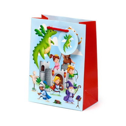 Gift Bag ~ Knights & Dragons - Medium