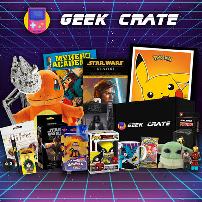 Geek and Gamer Gift Box - Figures, Artwork, Accessories & More!