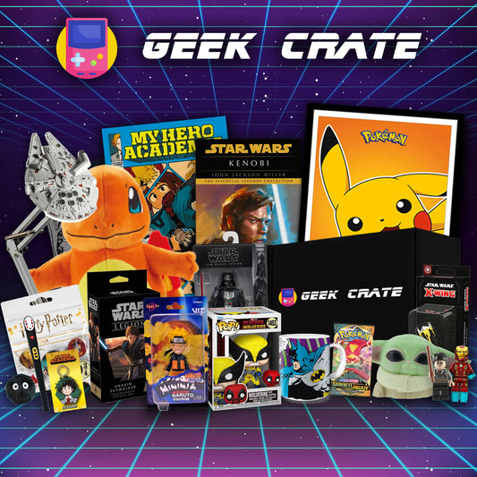 Geek and Gamer Gift Box - Figures, Artwork, Accessories & More!