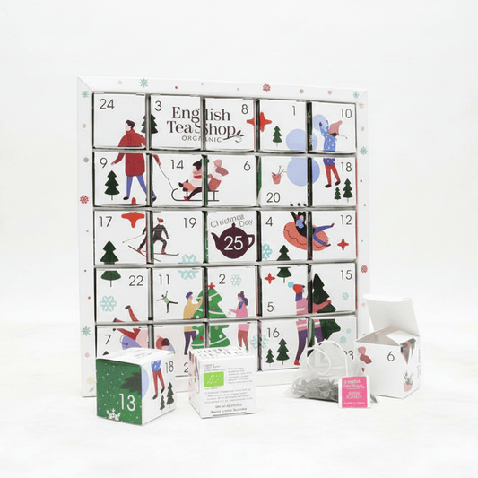 White Puzzle Tea Advent Calendar (25 Bags)