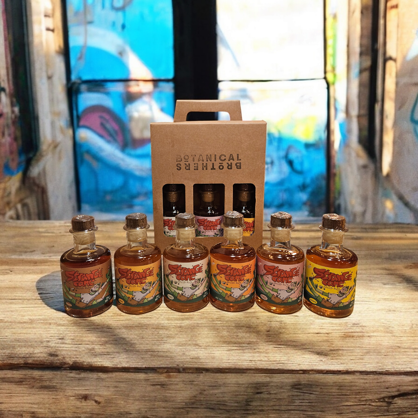 3x 20cl Bottle Gift Pack - Strange Cane Spiced Rum