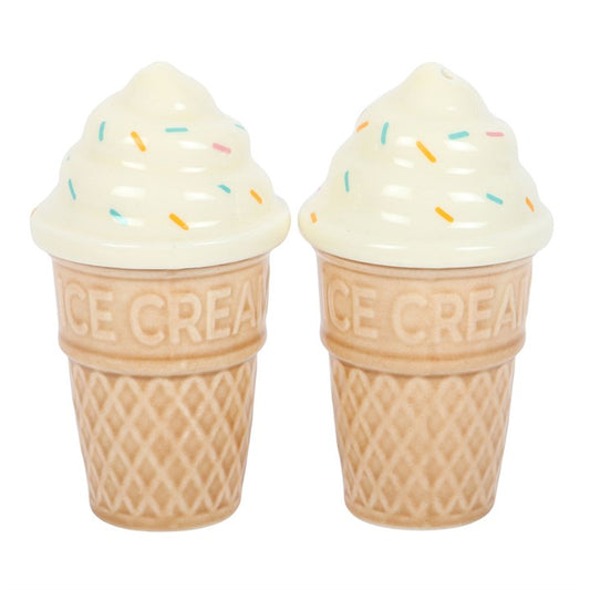Ice Cream Cone Salt and Pepper Shakers