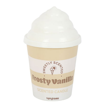 Frosty Vanilla Ice Cream Scented Candle