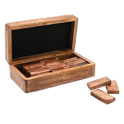 Harvey Makin Dominoes In Wooden Box