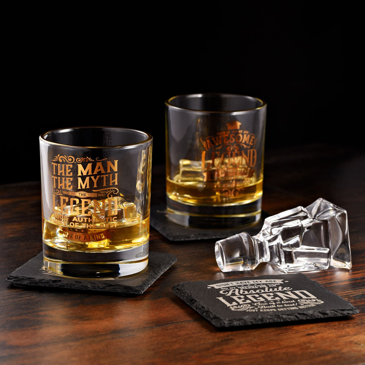 Harvey Makin Legend Slate Coaster - The Man