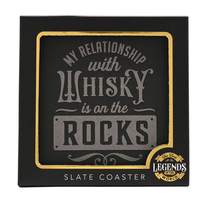 Harvey Makin Legend Slate Coaster - Rocks