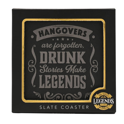 Harvey Makin Legend Slate Coaster - Hangover