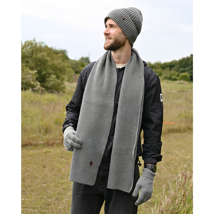 Harvey Makin Layers Hat, Gloves and Scarf Gift Set - Grey