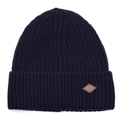 Harvey Makin Layers Hat and Gloves Gift Set - Navy Blue