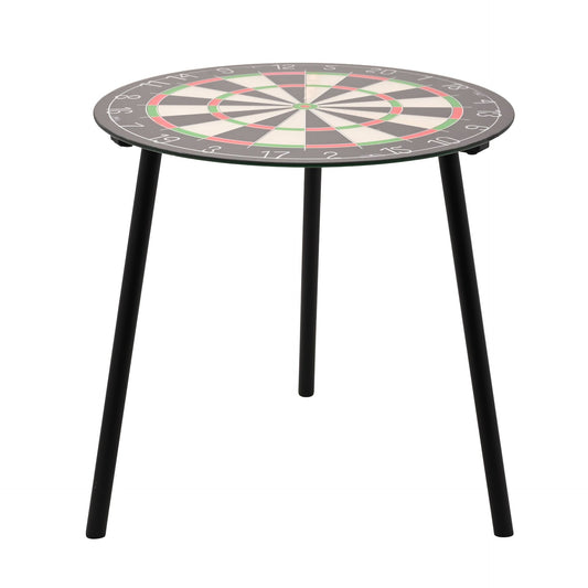Hobbies By Harvey Tempered Glass Side Table - Dartboard