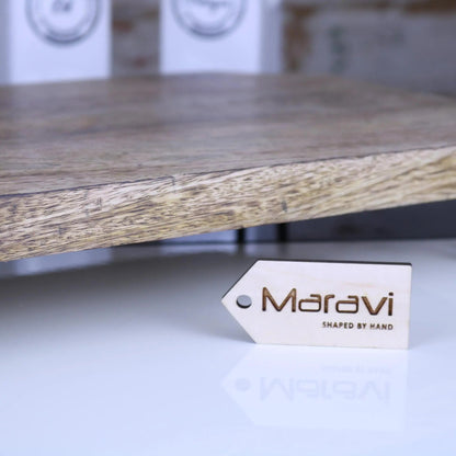 Takli Mango Wood Serving Chopping Board on Legs 40cm