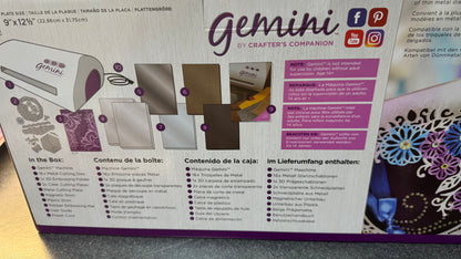 Gemini Die Cutting and Embossing Machine