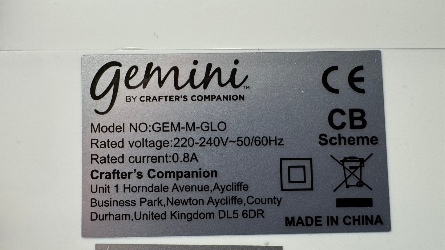 Gemini Die Cutting and Embossing Machine